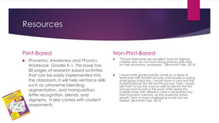 Five elements of a balanced literacy program | PPTX