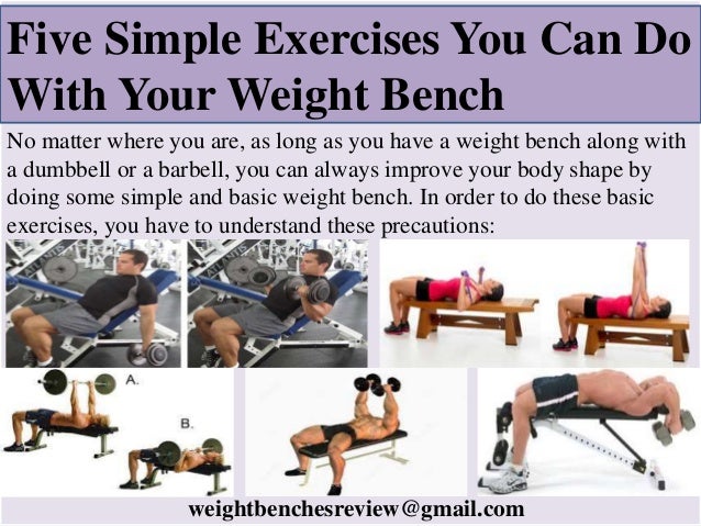 Weight Bench Exercises At Home