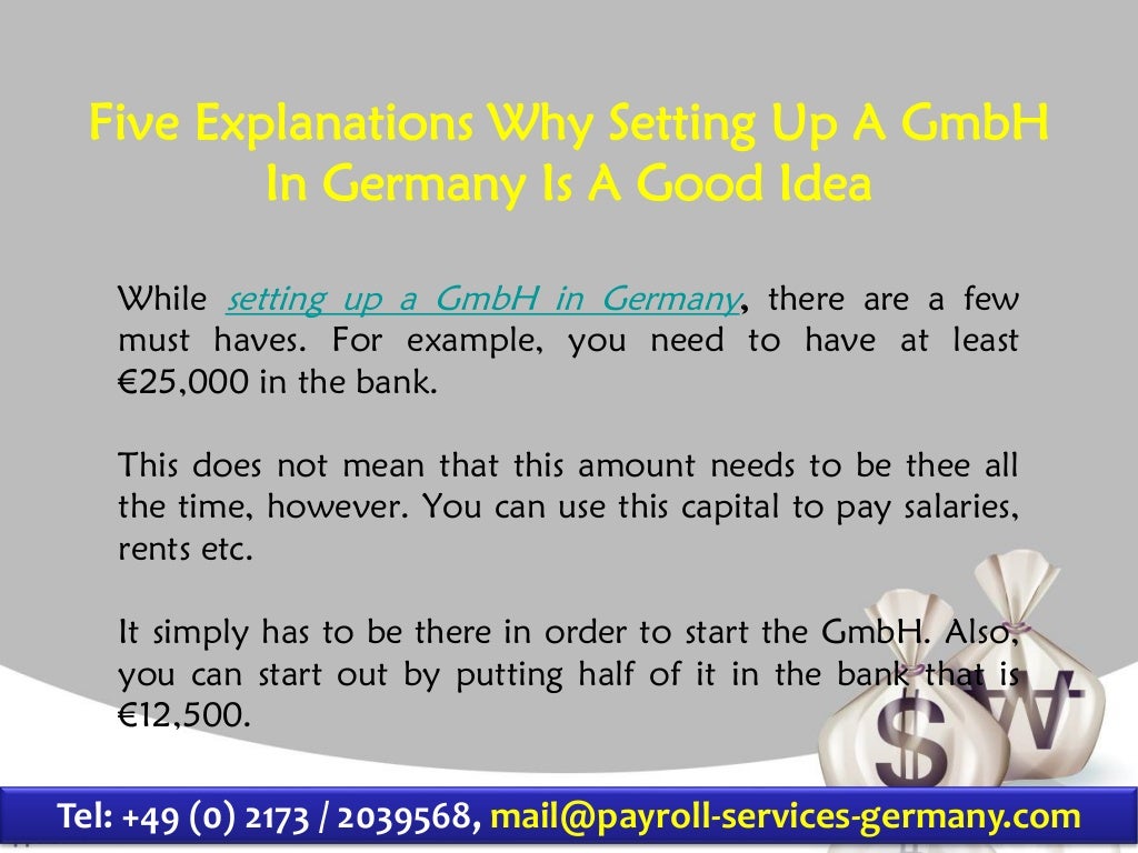 Five Explanations Why Setting Up A GmbH In Germany Is A Good Idea