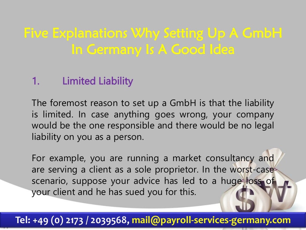 Five Explanations Why Setting Up A GmbH In Germany Is A Good Idea
