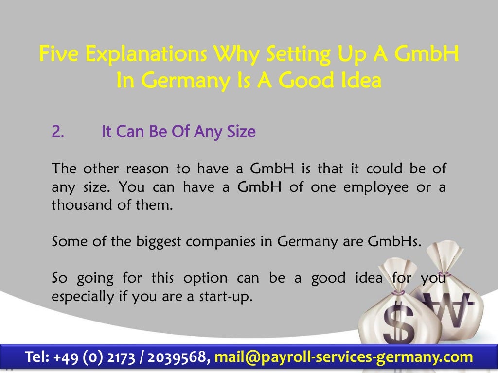 Five Explanations Why Setting Up A GmbH In Germany Is A Good Idea
