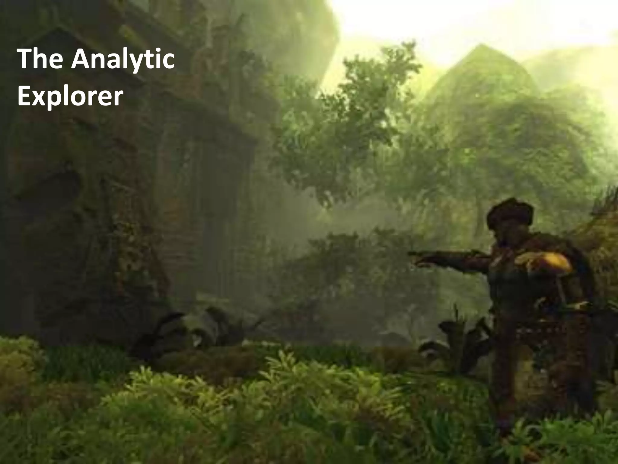 The Analytic
Explorer
 