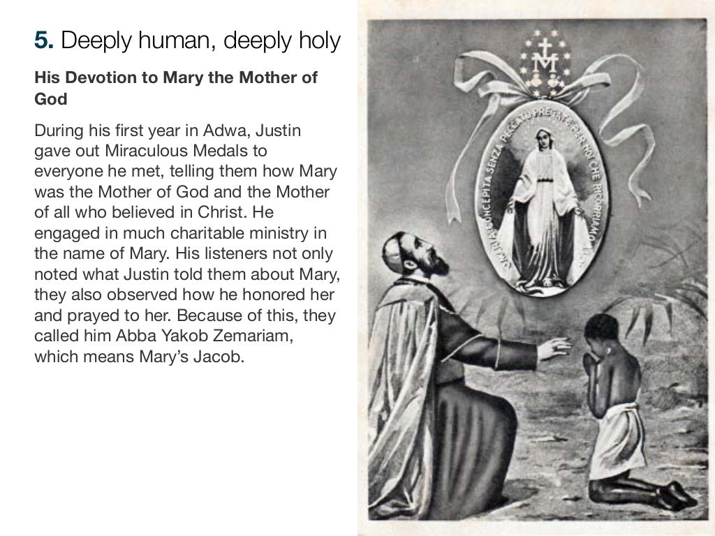 Five Faces of St. Justin de Jacobis