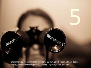 Pantry?How could we not be social media specialists?digital storytellinginformation seeking/researchcommunication of new knowledgeequity of accessInformation ethicsanalysis,evaluation, synthesisof informationcollaborationreading—audiobooks,  ebooks, blogsintellectual freedomwidgets