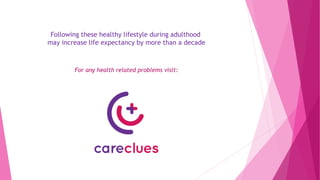 5 Healthy Lifestyle Habits To Increase Your Life Expectancy | PPTX