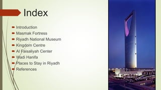 Five Iconic Landmarks in Riyadh | PPTX