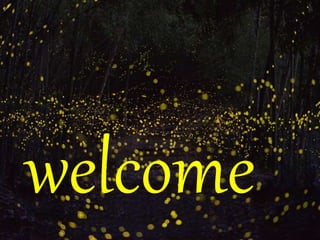 welcome 
 
