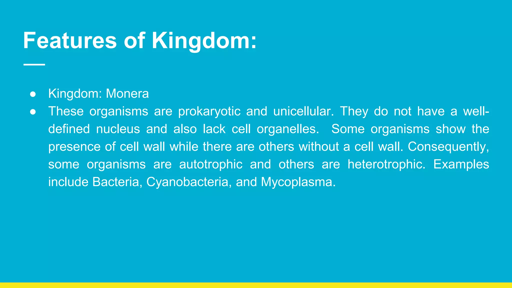 Five kingdom classification | PPTX