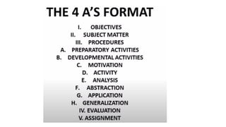 FIVE MAJOR PARTS OF A TRADITIONAL LESSON PLAN,,ELSIE.pptx