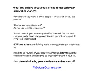 Five Mindset Shifts To Change Your Life | PPTX