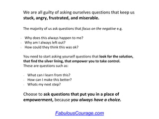 Five Mindset Shifts To Change Your Life | PPTX