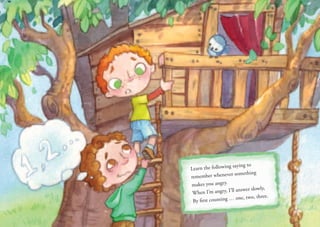 Learn the following saying to
remember whenever something
makes you angry.
When I’m angry, I’ll answer slowly,
By first counting … one, two, three.
 