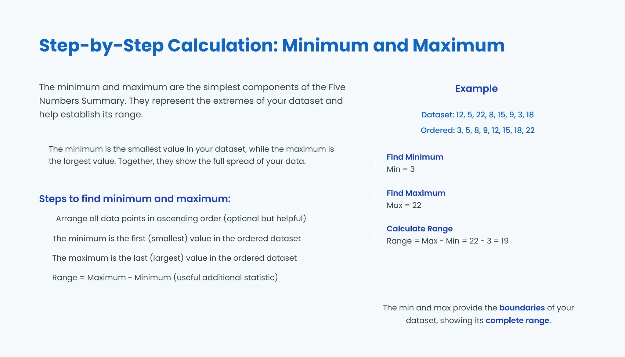 Five Numbers Summary – A Visual Guide to Descriptive Statistics | PDF