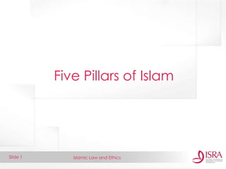 Islamic Law and EthicsSlide 1
Five Pillars of Islam
 