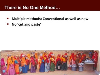 Five messages in scaling out and reaching out to the grassroots 