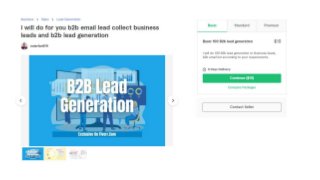I Wil do for you b2b email lead collect business leads and b2b lead generation (Sale Ongoing)