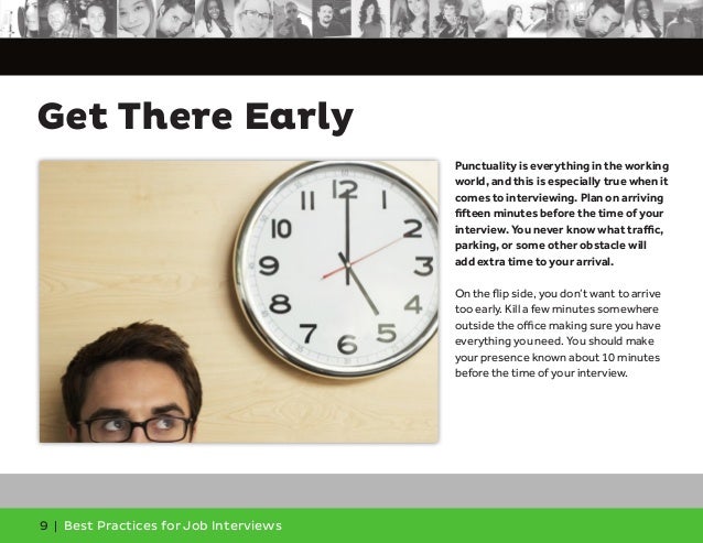 how early should you arrive to an interview