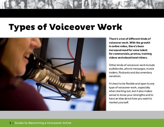 Guide to Becoming a Voiceover Artist