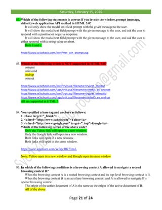Fiverr html5 test answers 2020 | PDF