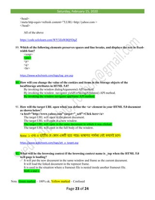 Fiverr html5 test answers 2020 | PDF