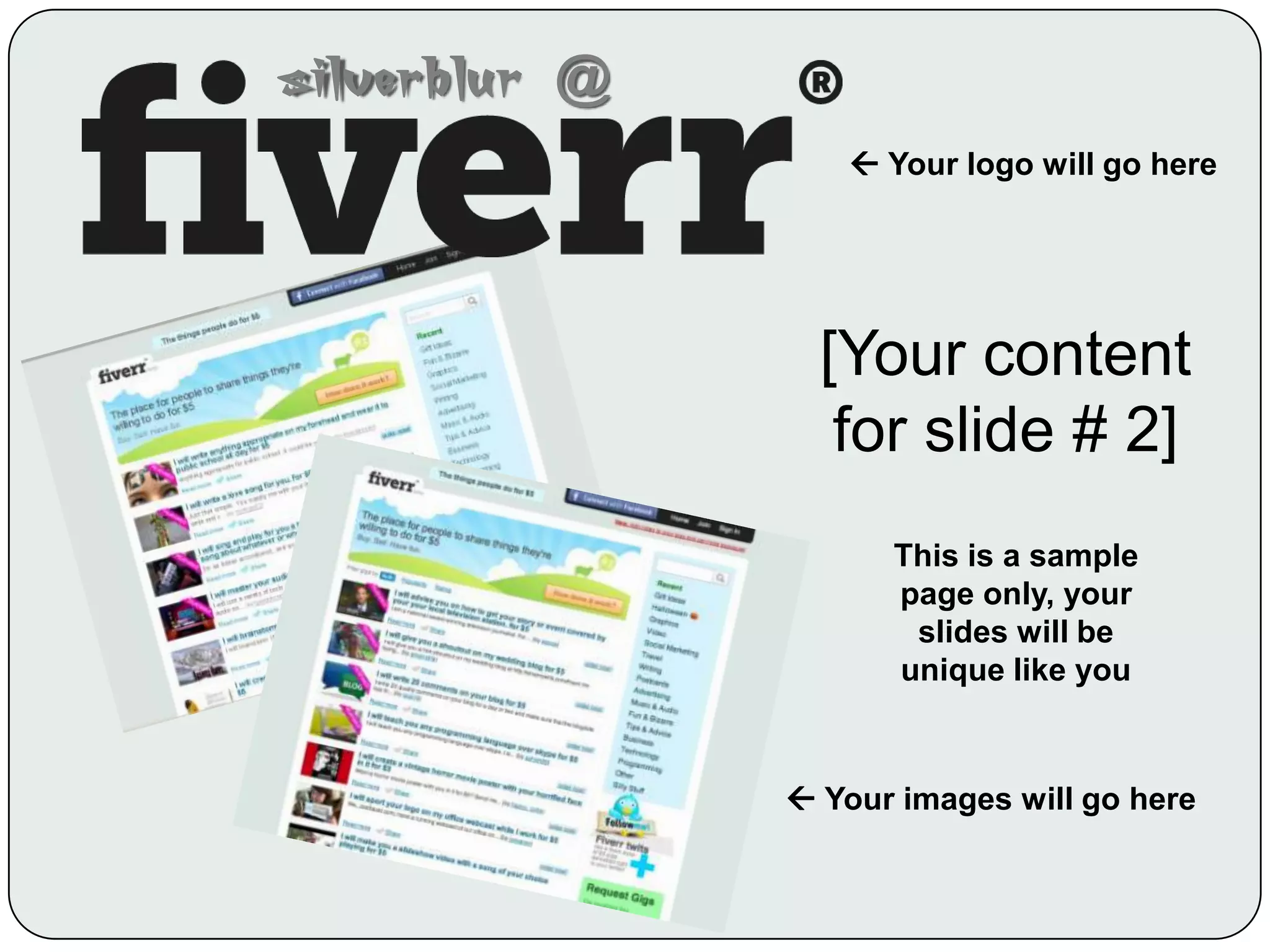 Fiverr presentation | PPTX