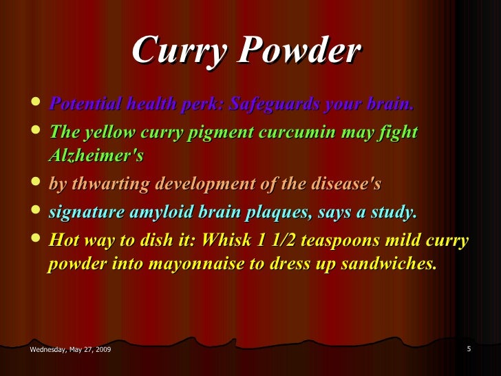 curry powder health benefits