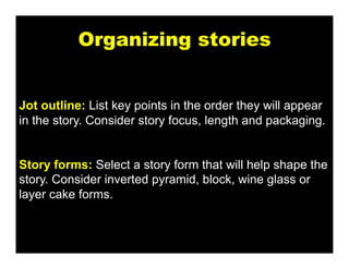 Storyline Focus Order Example Five stages of a story | PDF