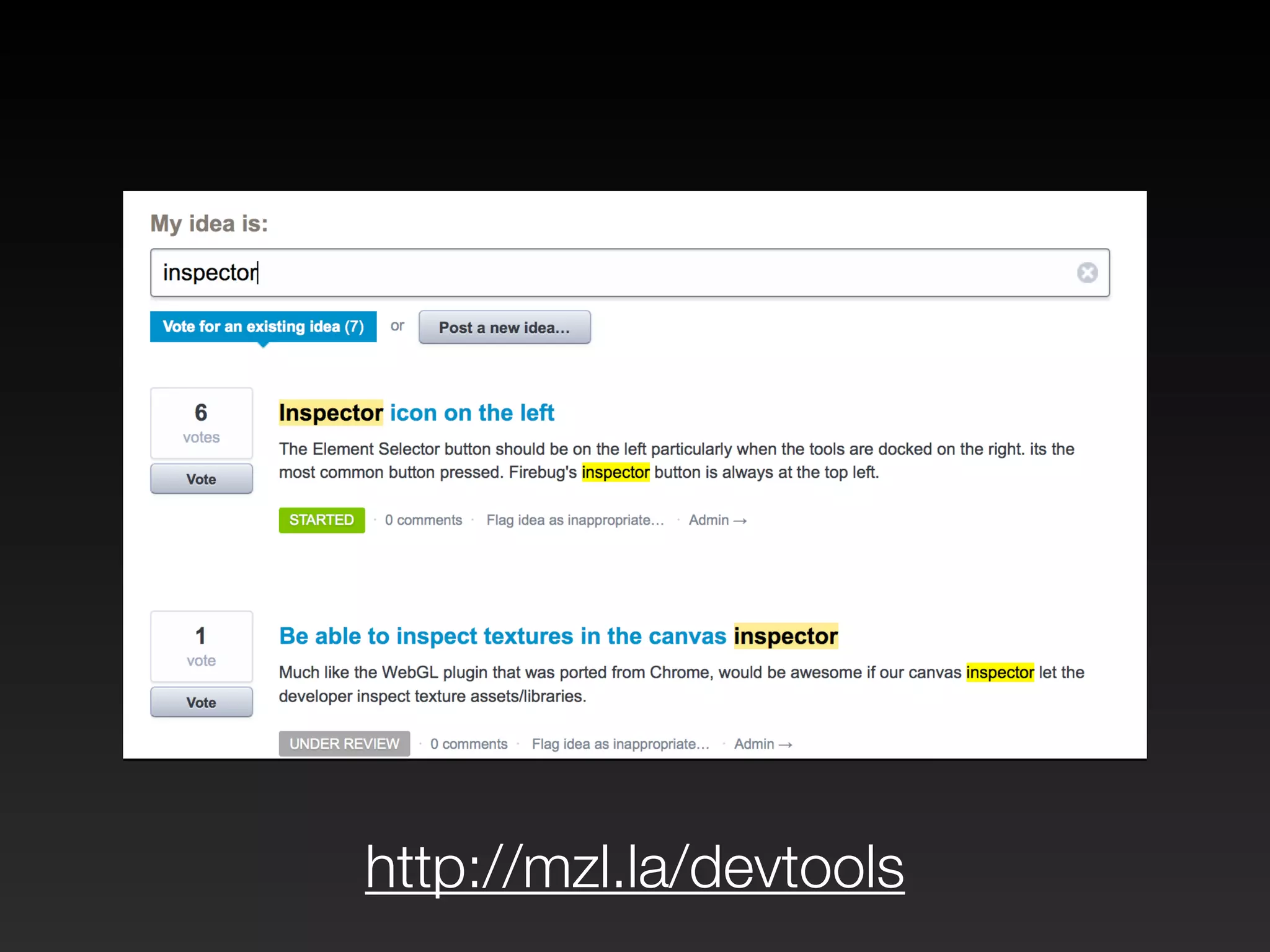 http://mzl.la/devtools 
 