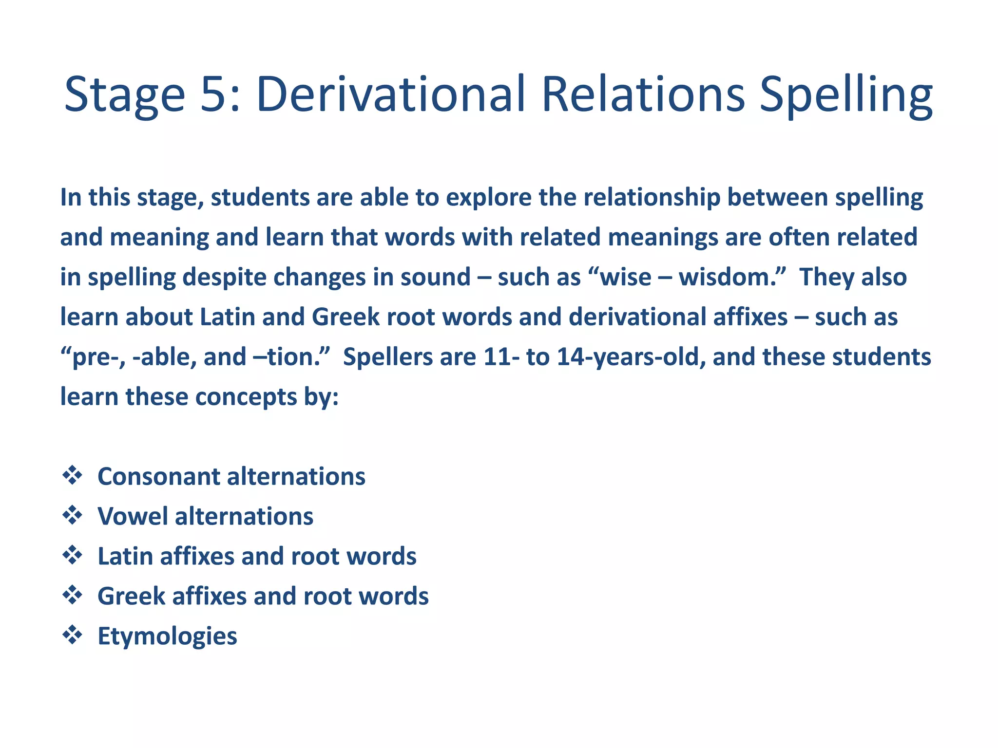 Five Stages Of Spelling Development PPT five-stages-of-spelling-development-ppt