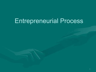 Entrepreneurial Process 
1 
 