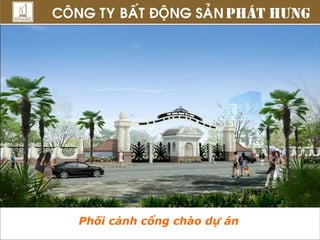 Phối cảnh cổng chào dự án 