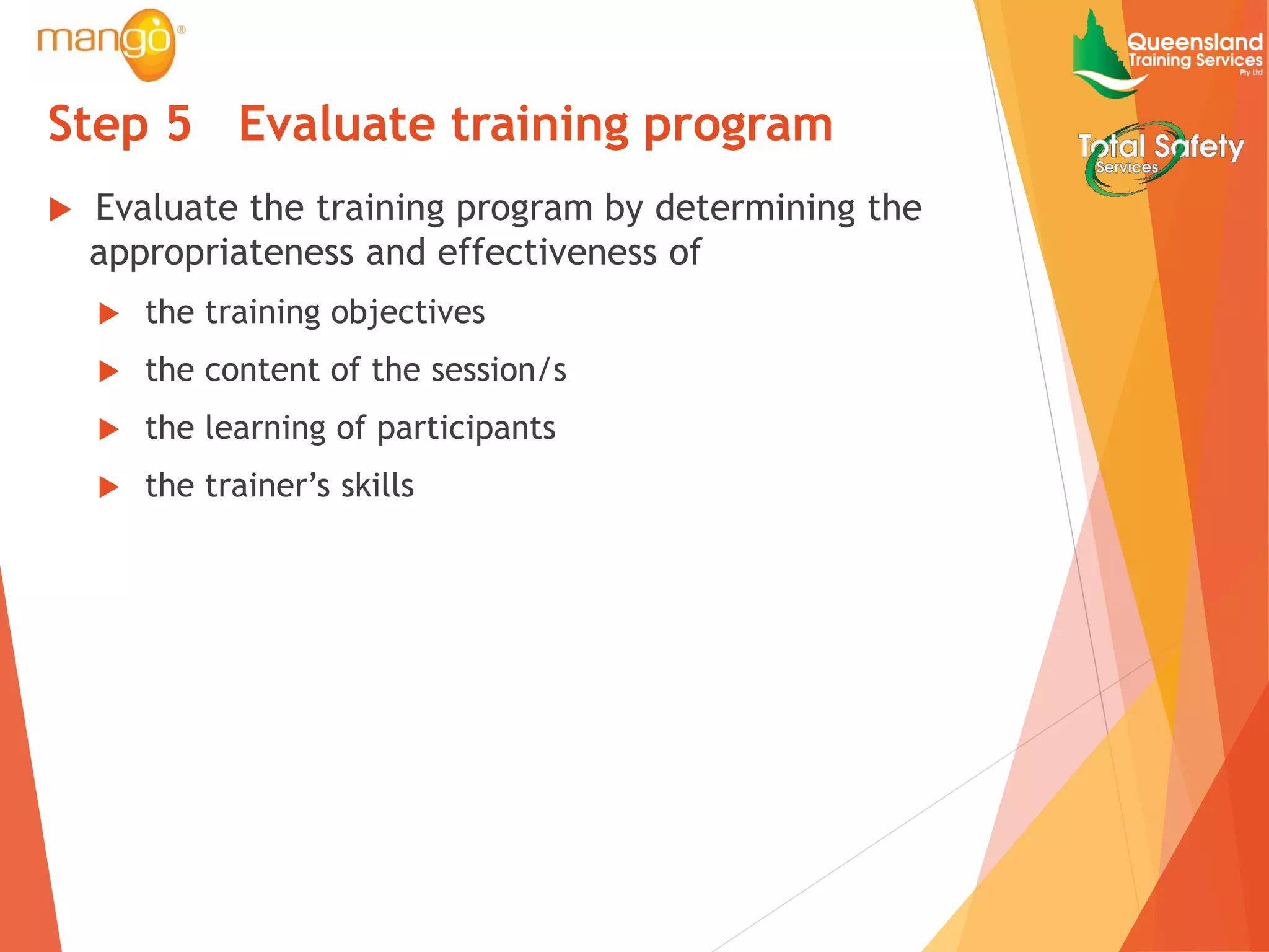 Health and Safety - Five steps to effective health and safety training ...