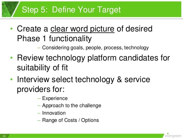 5 steps to define your