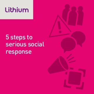 5 steps to
serious social
response

 
