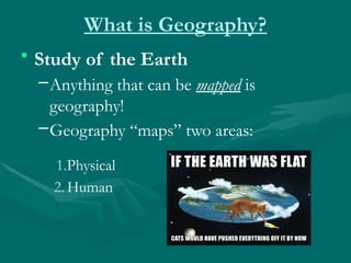 FIVE THEMES OF GEOGRAPHY. LOCATION, PLACE,REGION,MOVEMENT HEI | PPTX