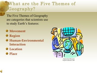 Five themes of geography powerpoint | PPT