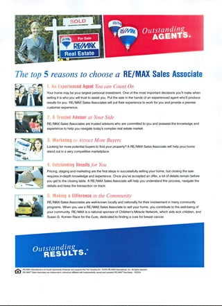 Five top reasons to choose remax