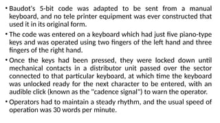 five unit code.in the communication pptx | PPTX