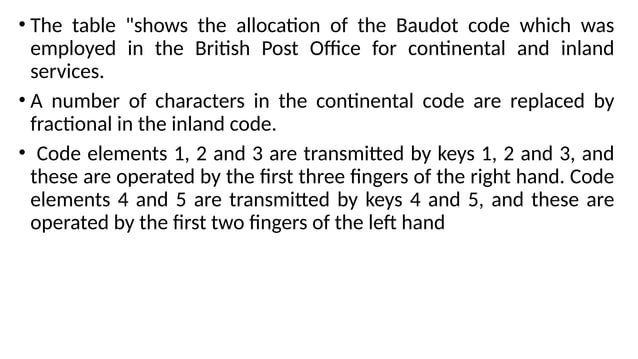 five unit code.in the communication pptx | PPT