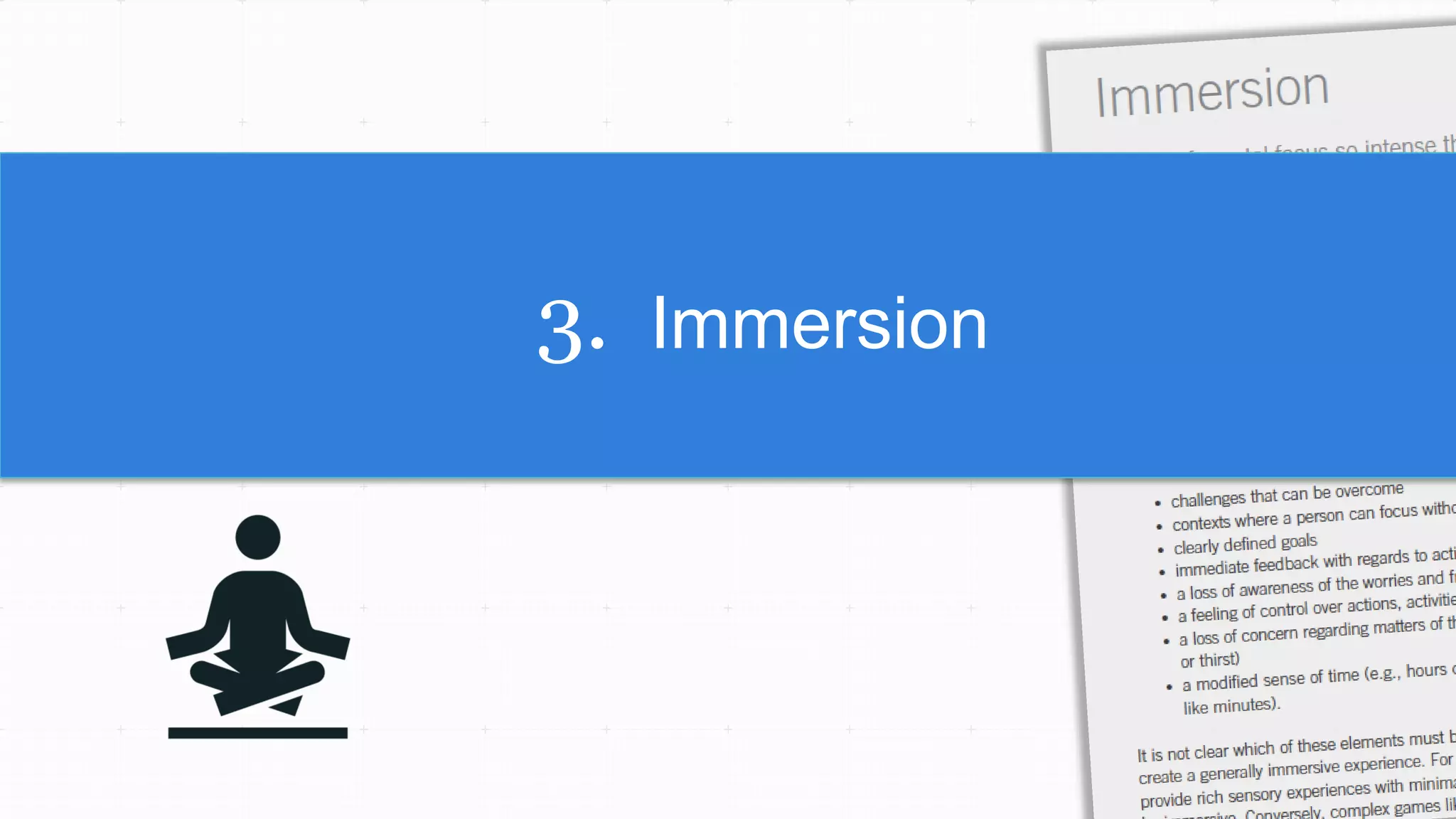 3. Immersion
 