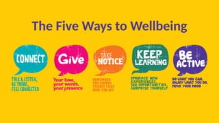 The Five Ways to Wellbeing
 