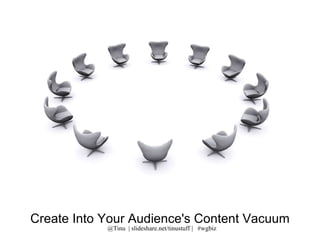 Create Into Your Audience's Content Vacuum 