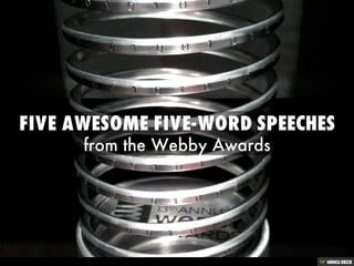 Five-Word Speeches