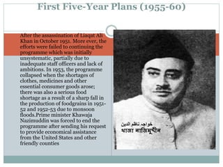 Five years plans of pakistan A Lecture by Mr. Allah Dad Khan Visiting ...