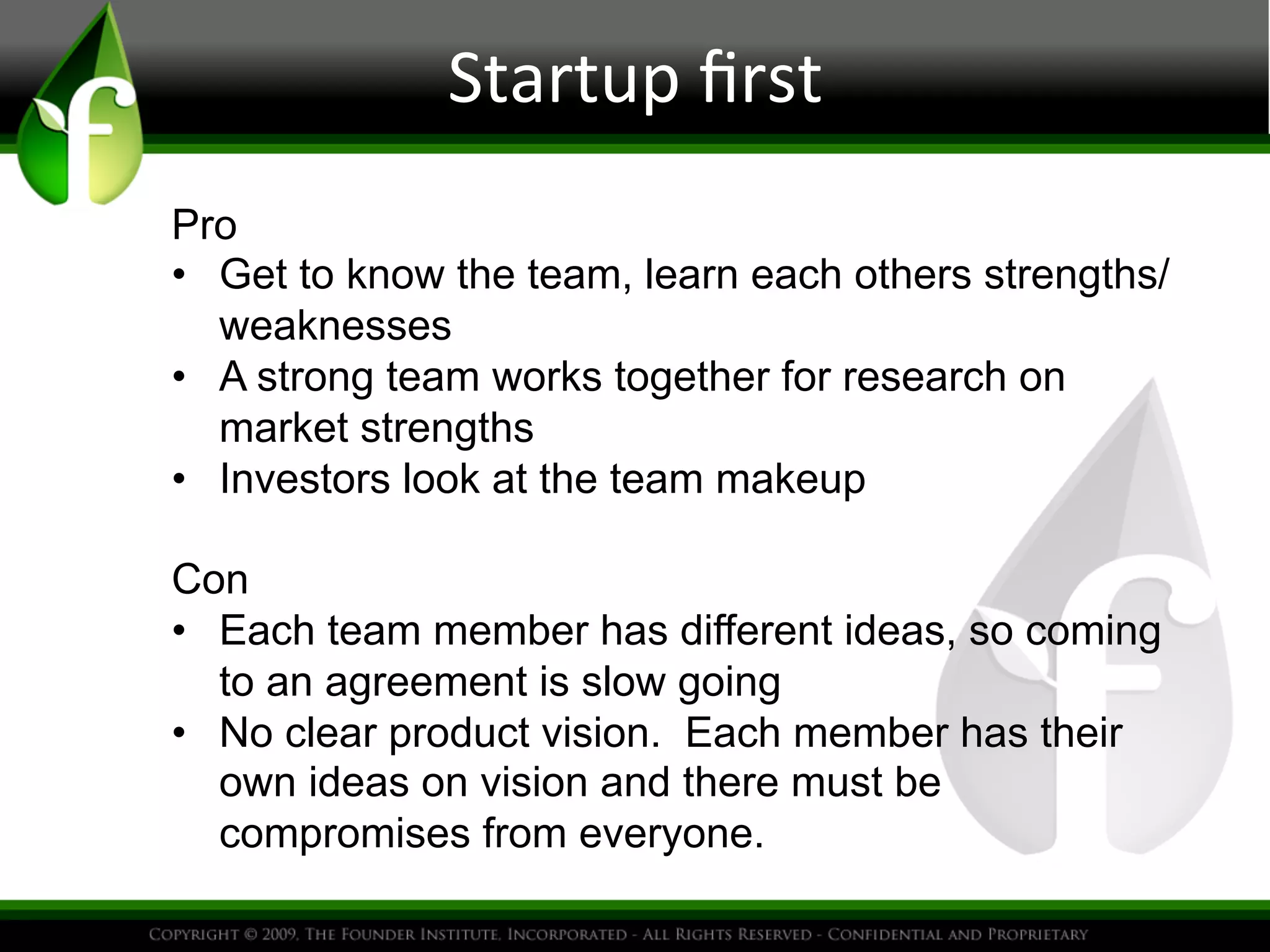 Vision and Ideas - Creating a Startup | PDF
