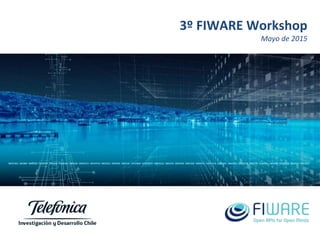 3º FIWARE Workshop
Mayo de 2015
 