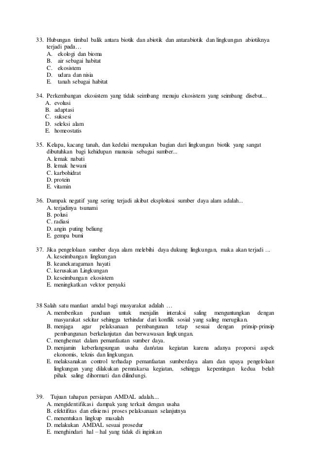 Soal Hots Tentang Biotik Dan Abiotik - Guru Soal