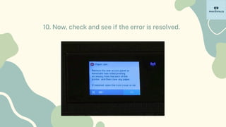 10. Now, check and see if the error is resolved.
 