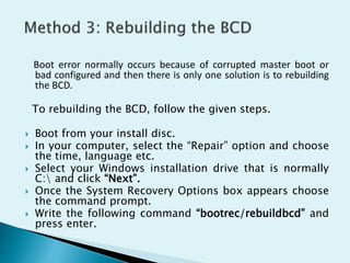 Fix 0xc000000e error for windows 7, 8 | PPTX