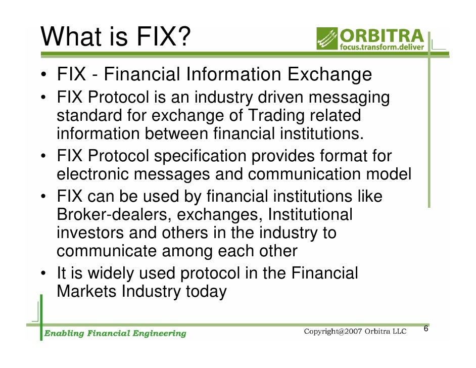 FIX Protocol and FX Trading - FX Trading Revolution | Your Free Independent Forex Source